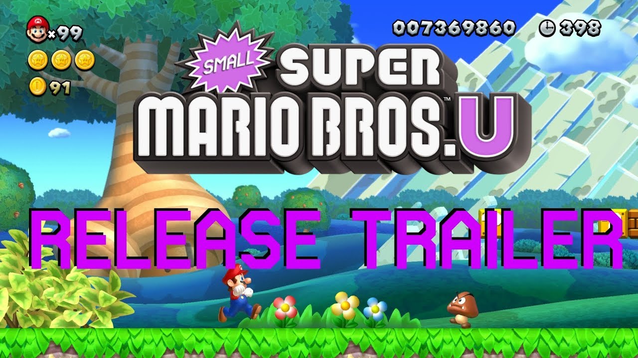 Small Super Mario Bros.  U -  Release Trailer