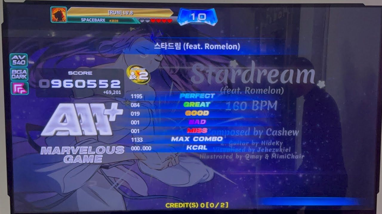 [PIU PHOENIX] 스타드림 CO-OP(X2) 960.5k MG (w/@SPACEBAR_X)