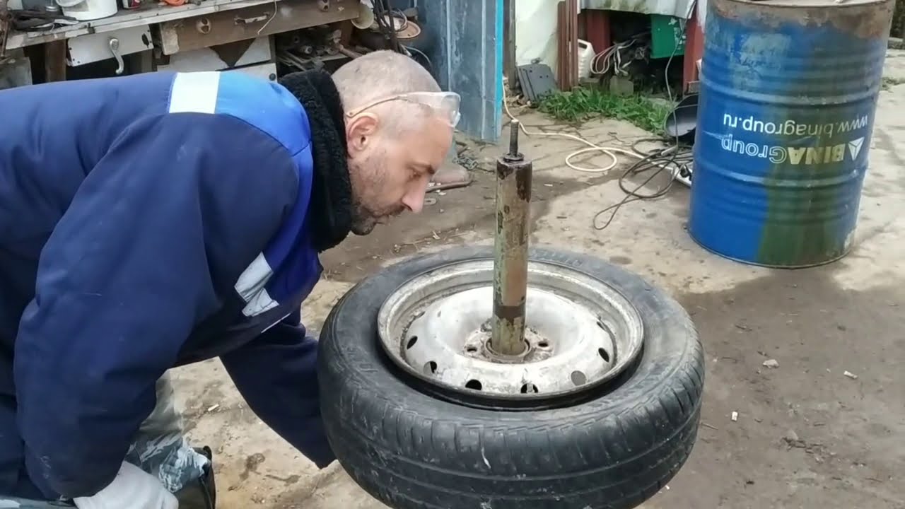 Шиномонтажный ручной станок своими руками ,универсальный