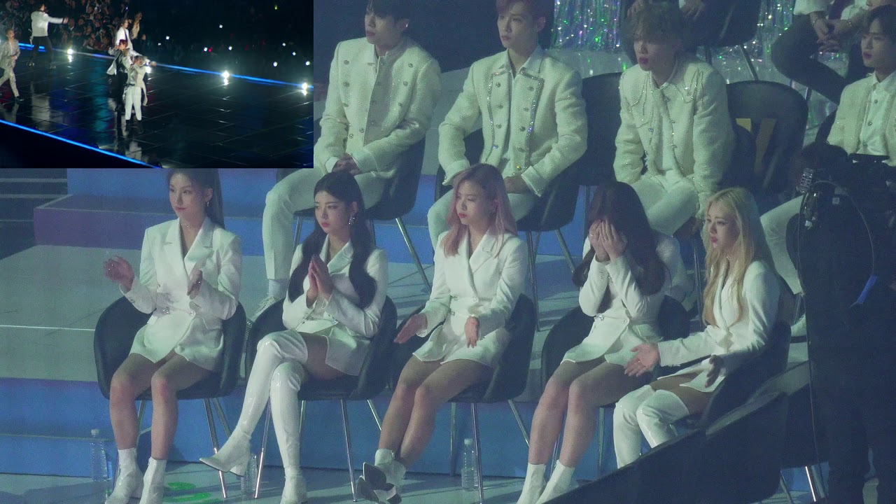 [멀티캠][ 몬스타엑스  Play It Cool + FOLLOW ] 있지(ITZY), AB6IX ,마마무 Reaction 직캠@ [Fancam]
