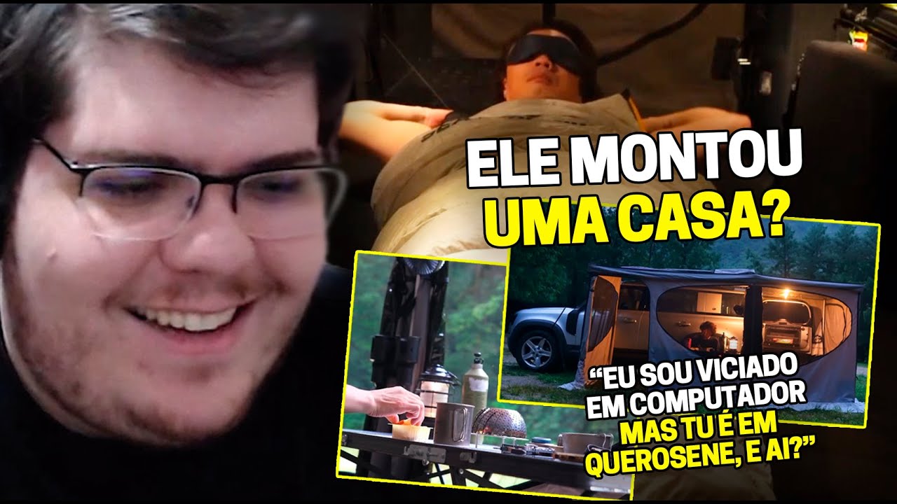 CASIMIRO REAGE: FEZ O CARRO DE CASA E ACAMPOU NA CHUVA | Cortes do Casimito