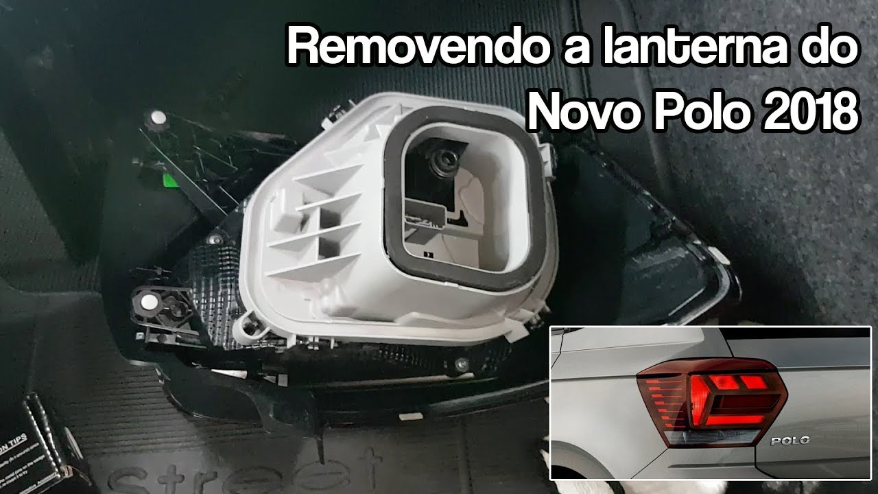 Removendo a lanterna traseira do Novo Polo 2018