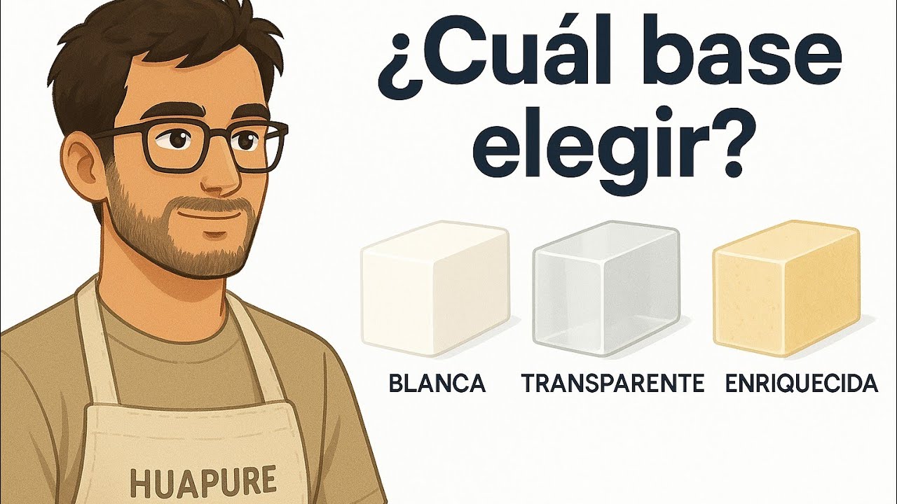 Tipos de base de glicerina para jab&oacute;n artesanal |Aprende a elegir la ideal