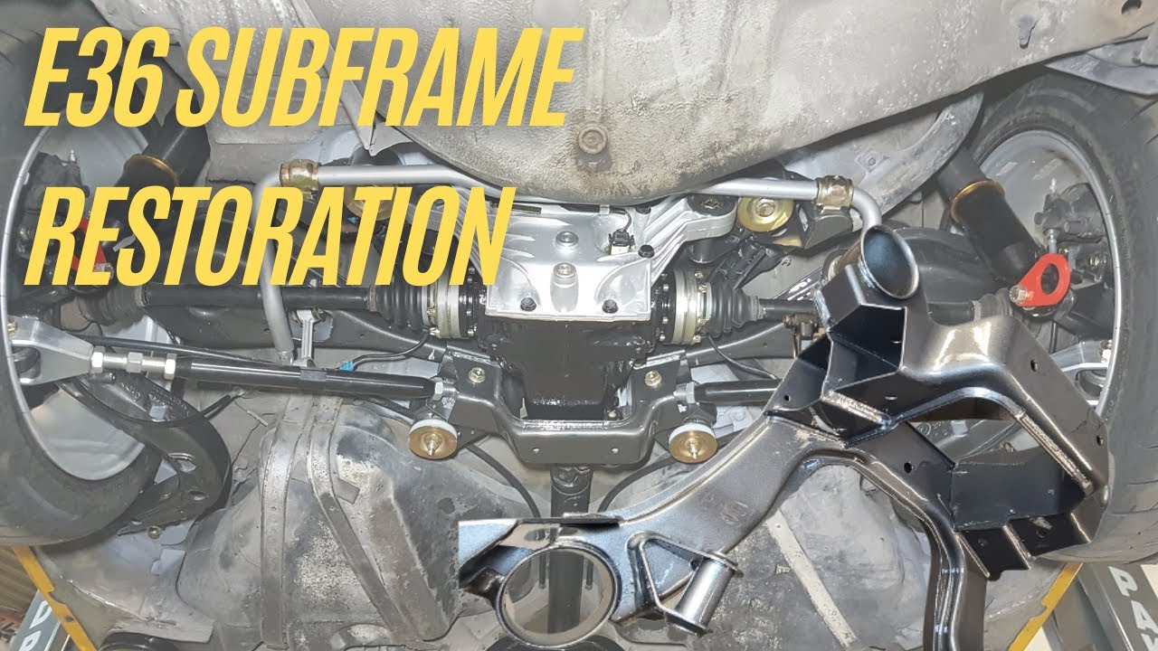 Restoring a 20 Year Old BMW E36 Subframe Assembly!