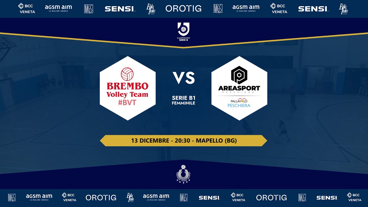 Brembo Volley Team vs Areasport Peschiera