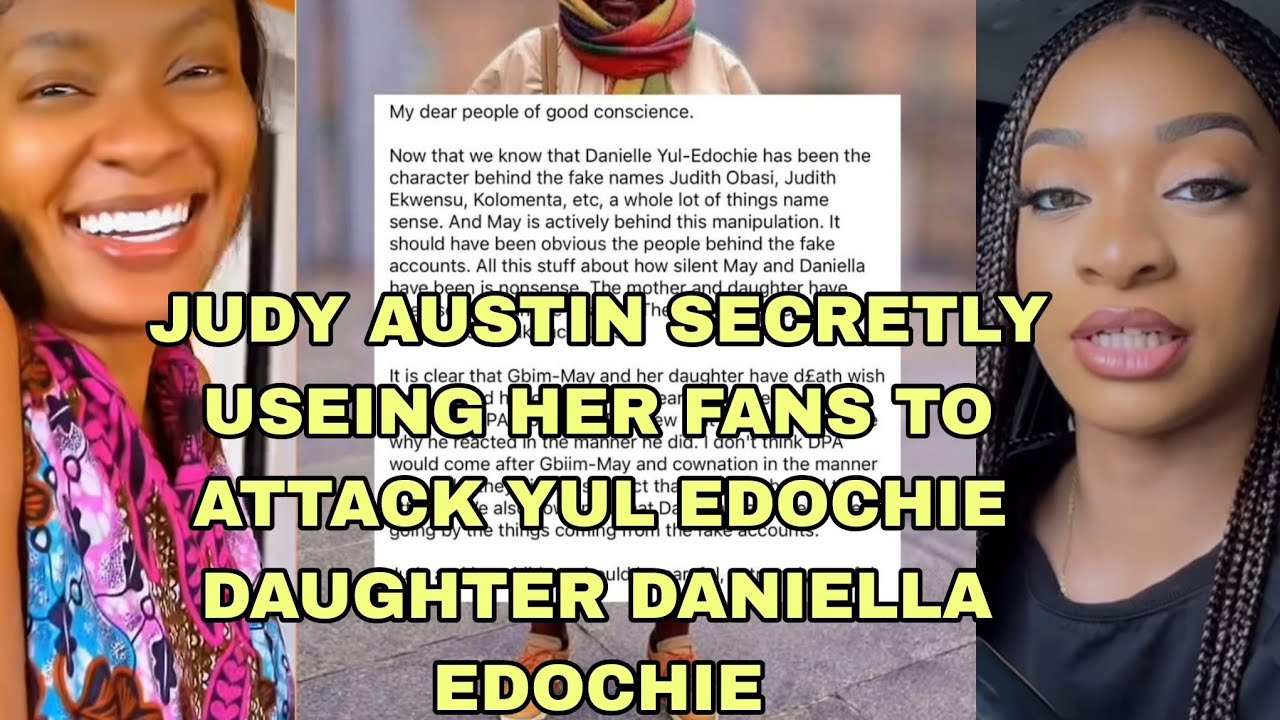 JUDY AUSTIN USEING HER FANS TO ATTACK MAY EDOCHIE DAUGHTER DANIELLA EDOCHIE 
