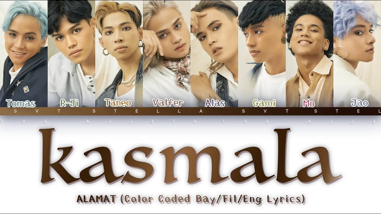 ALAMAT - kasmala (Color Coded Bay/Fil/Eng Lyrics)