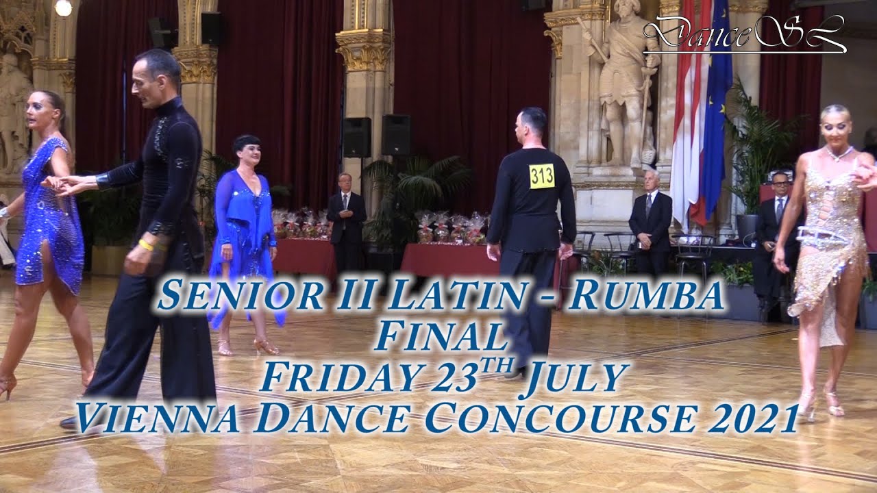 Vienna Dance Concourse 2021 - Senior II Latin Rumba WDSF - Final - 23 July 2021