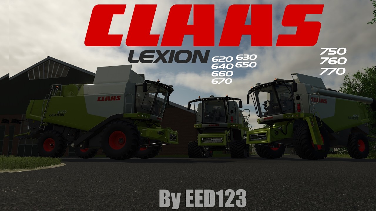 [FS25] Claas Lexion 600-700 Pack |  EED123 | Teaser