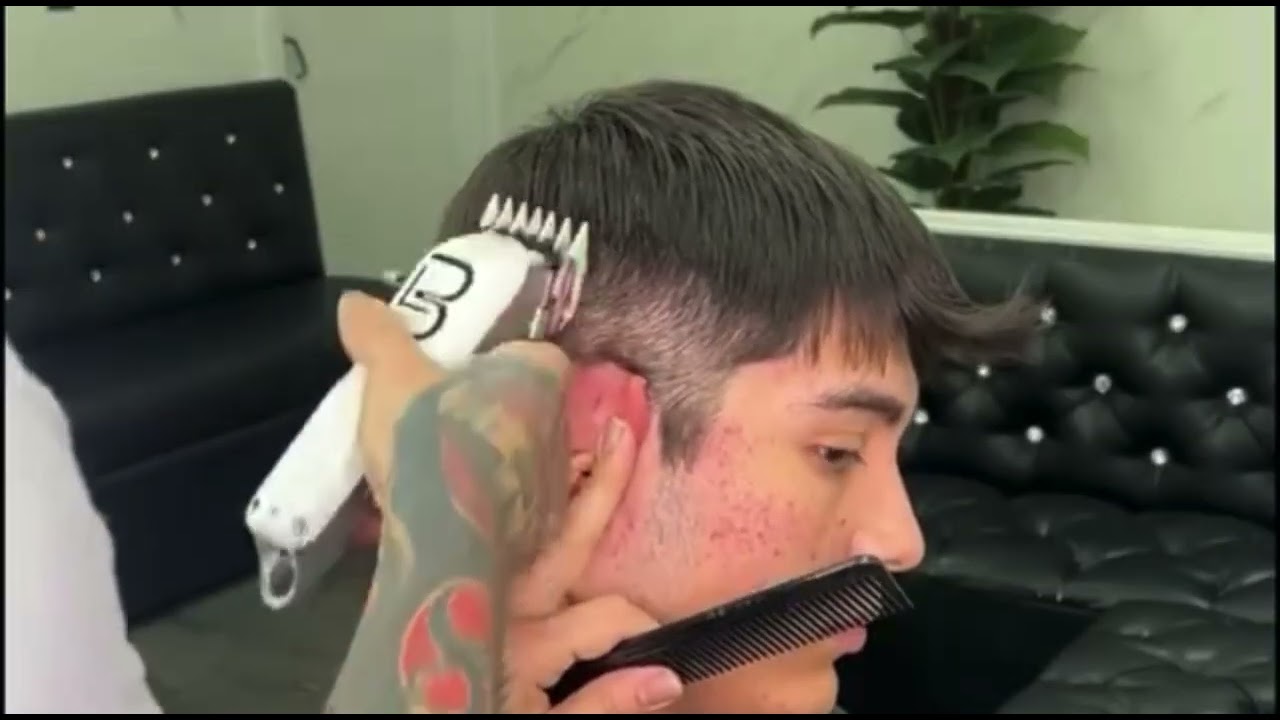 Transformation 🫣MID FADE 🫠#barber #haircut #hairstyle 