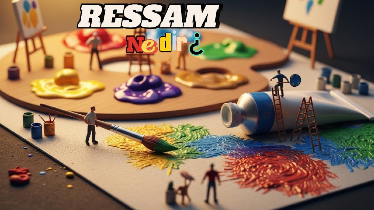 RESSAM - Meslekleri Öğreniyorum - A dan Z ye Meslekler- Hayalleri Renklendiren Meslek: Ressam