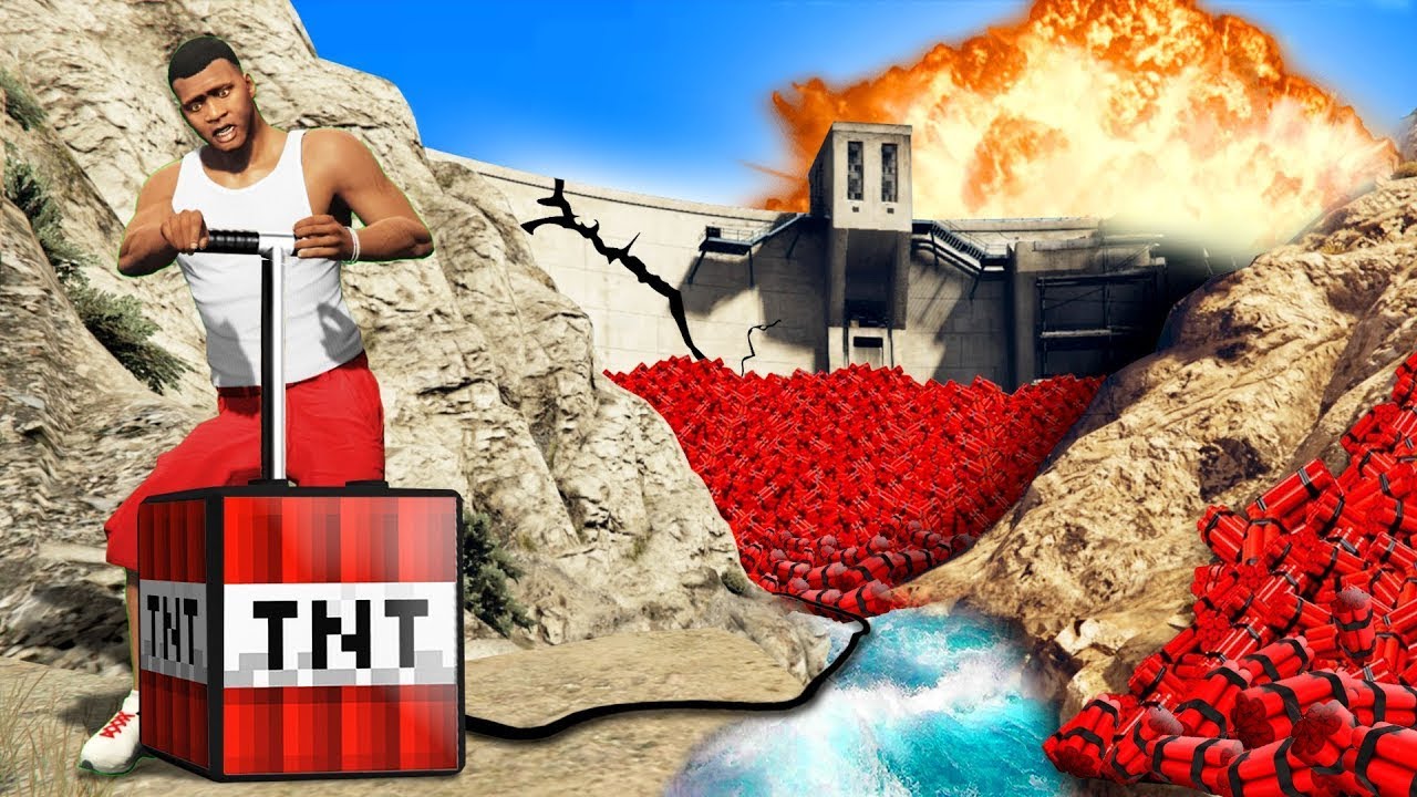 Odpálil jsem VODNÍ PŘEHRADU v GTA 5 ! 🧨