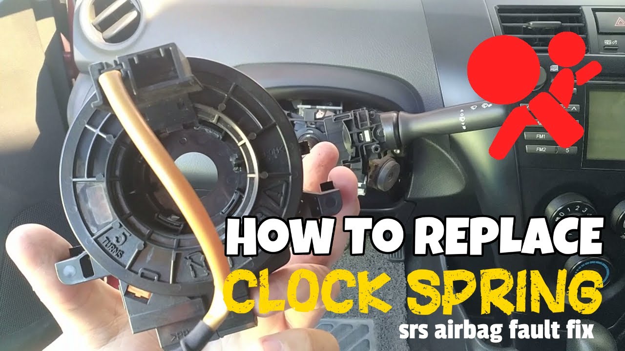 TOYOTA VIOS How To Replace CLOCK SPRING | Step-by-step SRS Airbag Fix Spiral Cable
