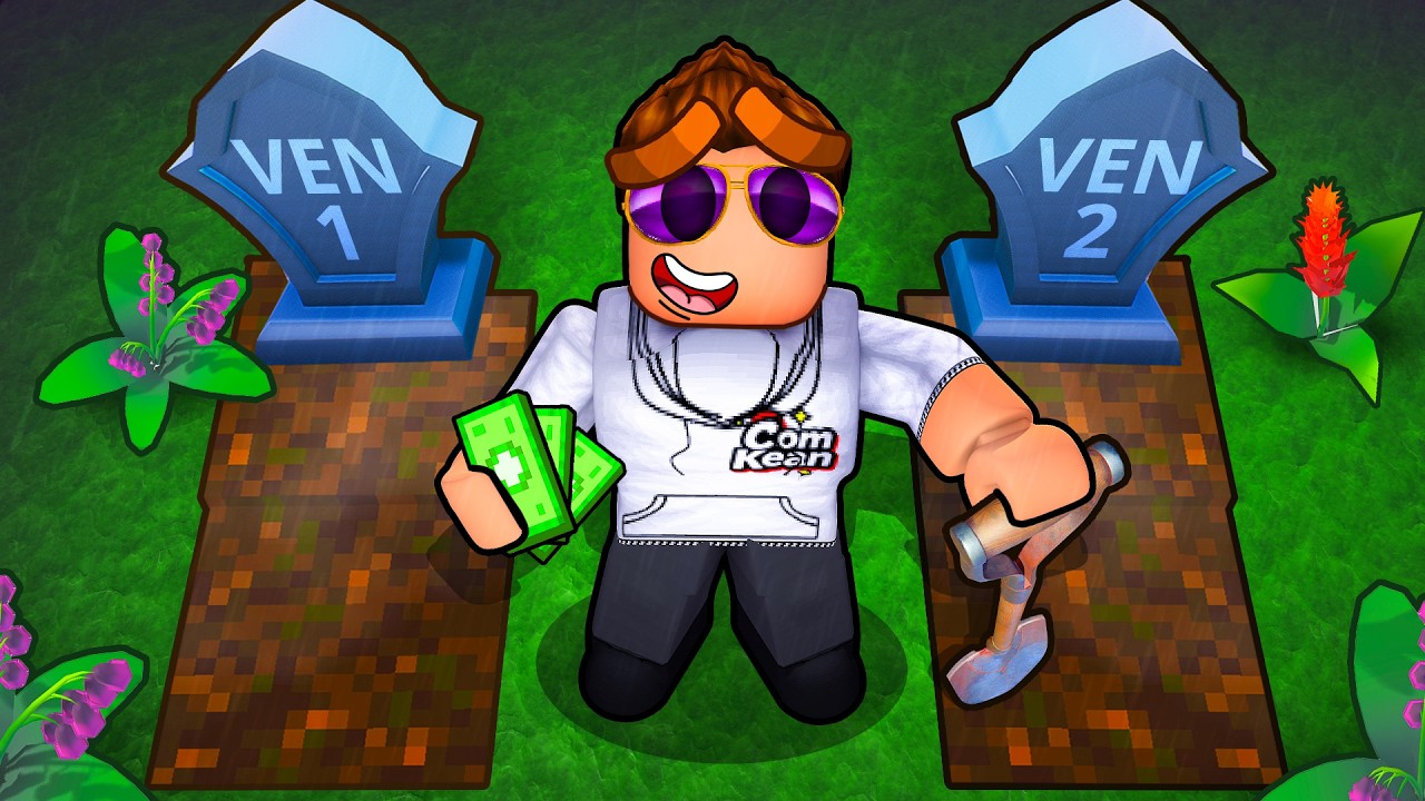 Jeg Begravede Mine Venner (og blev RIG🤑) i Roblox...