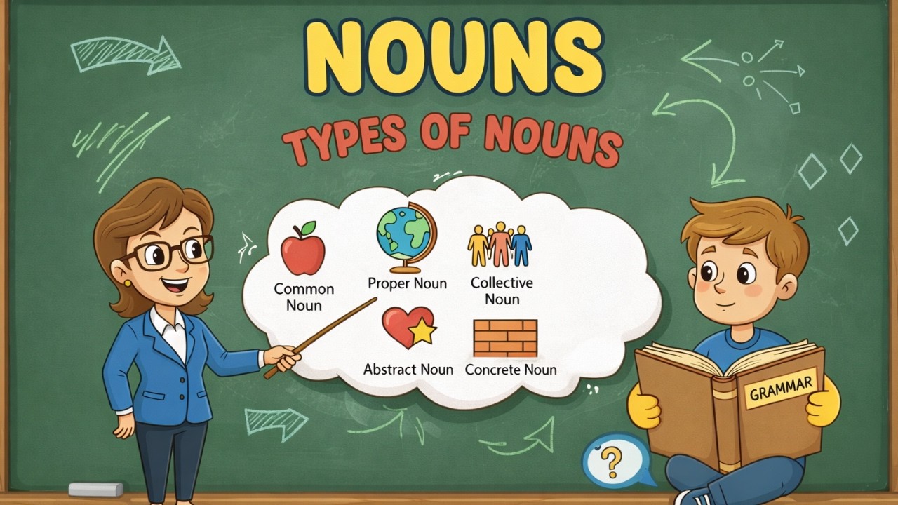 Nouns in English Grammar | Types of Nouns with Easy Examples