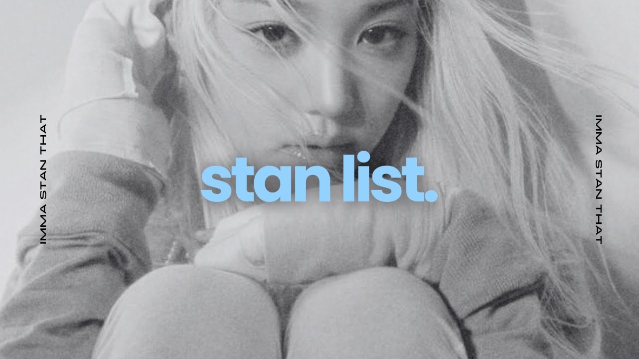 my 2024 k-pop stan list (90+ artists)