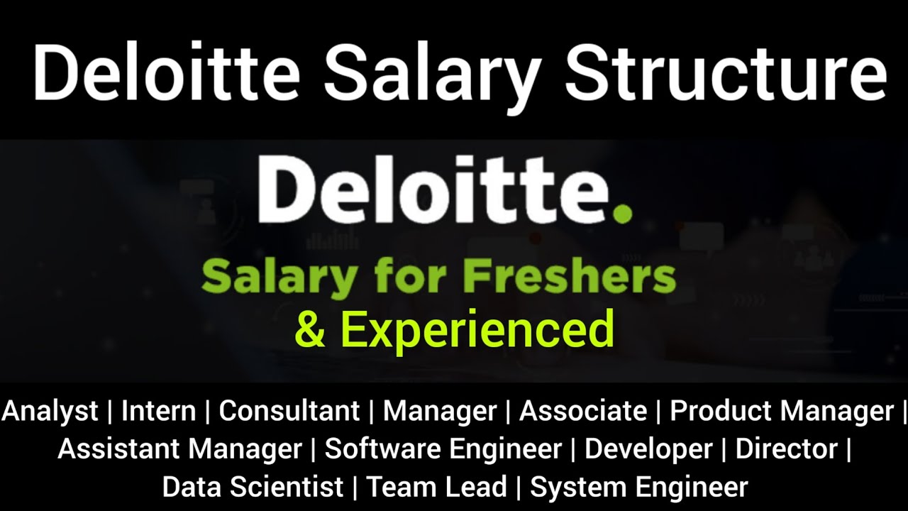 Deloitte Salary Structure | Deloitte in-hand Salary | Deloitte Jobs Salary | Deloitte India