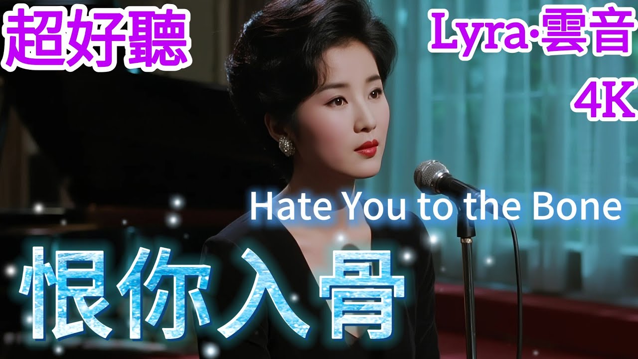 Lyra&middot;雲音 翻唱 超好聽 4K|《恨你入骨》(1966年) | 原唱:城卓矢 | 女聲版 | 情根已斷，愛苗已枯，我恨你恨得入骨 | 