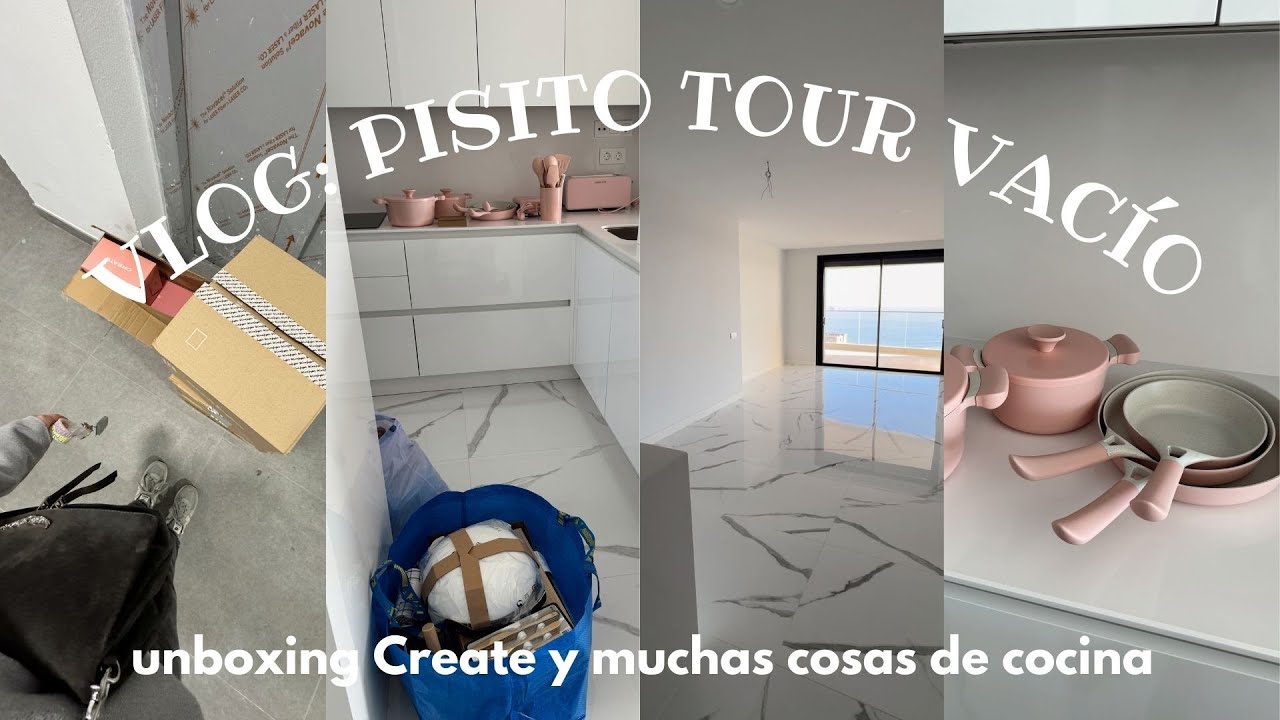 VLOG: House tour del pisito vacío, unboxing Create y muchas cosas de cocina... @12alii