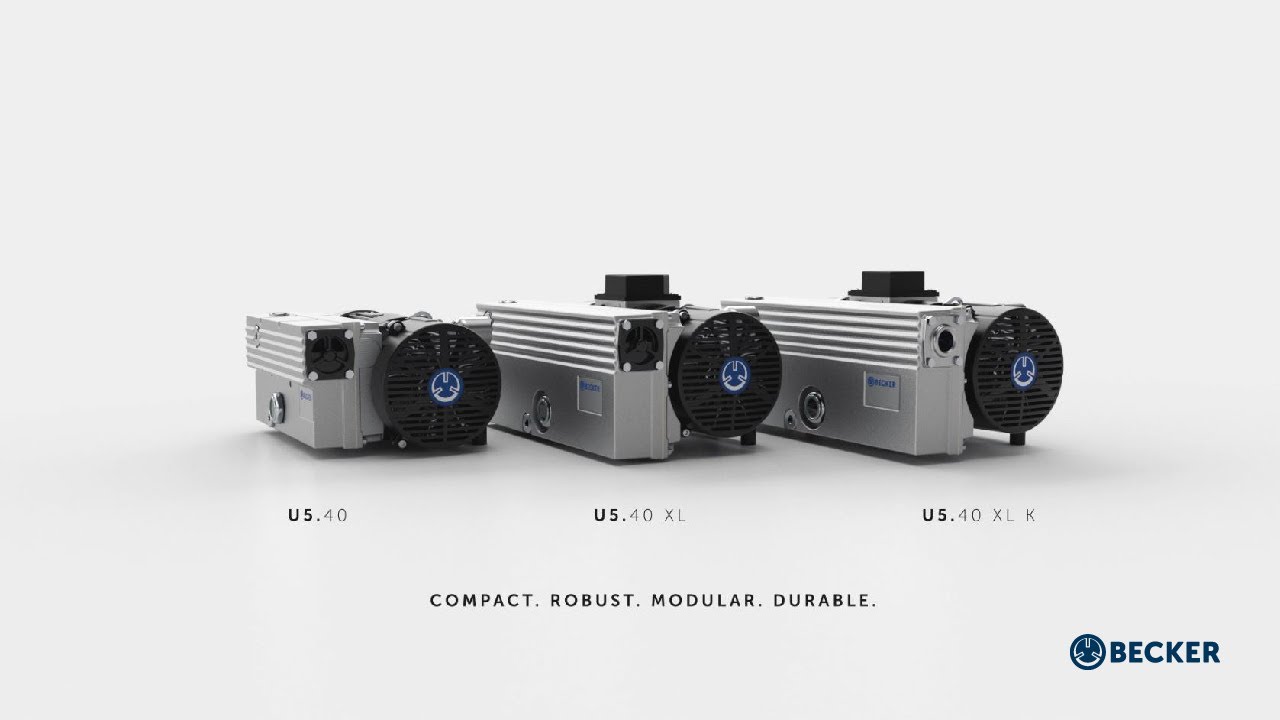 Becker U 5.40  oil-lubricated Rotary Vane Vacuum Pumps