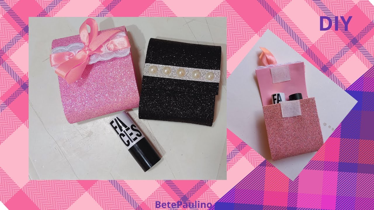 PORTA BATOM FEITO EM EVA! FÁCIL DE FAZER ! UMA LINDA LEMBRANCINHA! DIY!