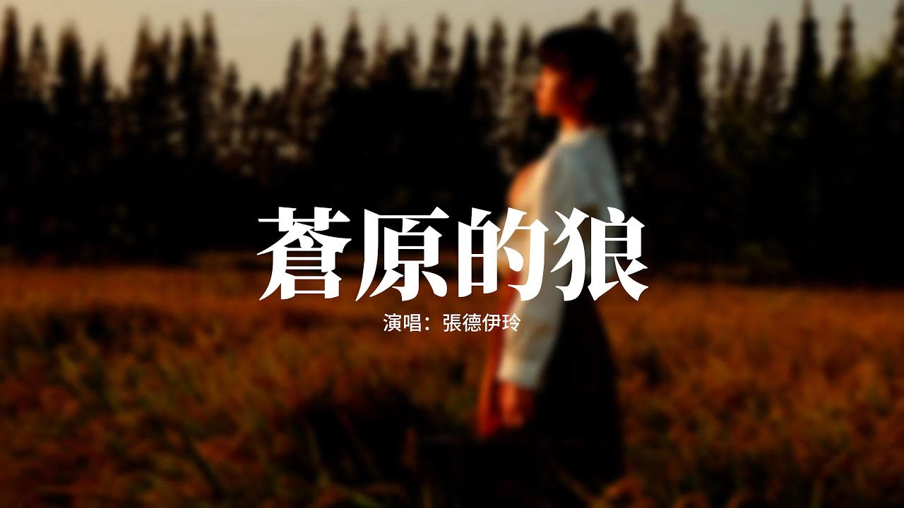 張德伊玲 - 蒼原的狼『蒼原的狼，留不住那隻 維多利亞的飛鳥，我的世界，失去你也許 會變成一座孤島。』【動態歌詞MV】