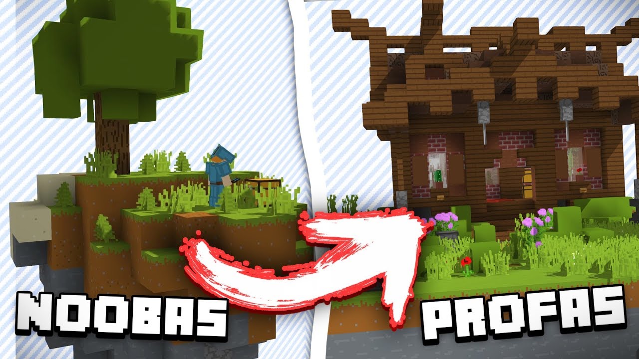 Pagerinau Noobo SKYBLOCK Bap serveryje!