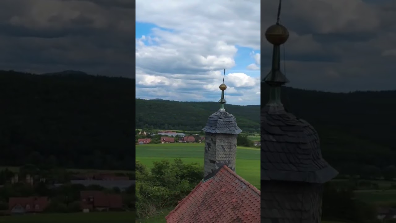 St Gangolfskapelle Fladungen #rhoen #travel #drone #bavaria #franconia #unterfranken