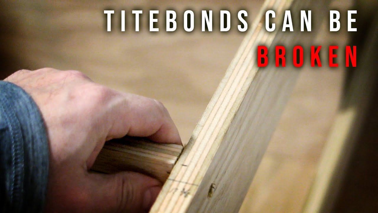 TiteBonds Can Be Broken! How to undo a glue joint that has already cured.