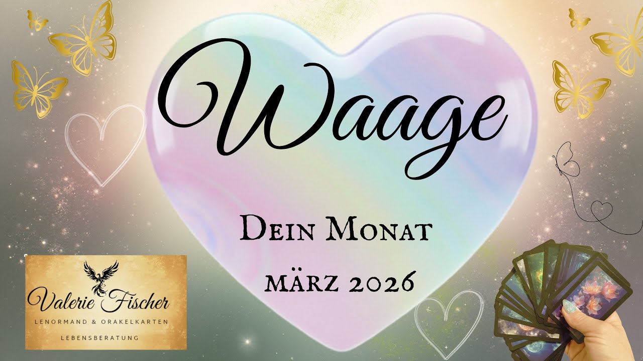 Waage ♎️ Dein Monat März 2026 