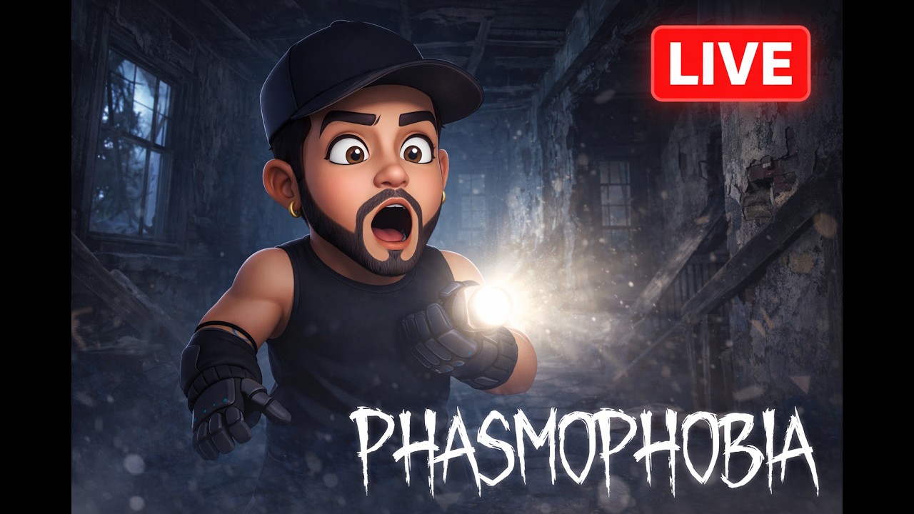 LIVE! #phasmophobia (SCARY GAMEPLAY)