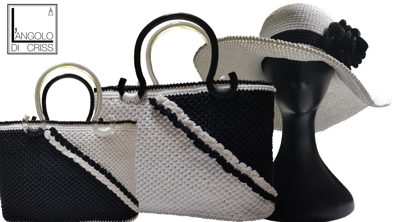 Borsa all'uncinetto 