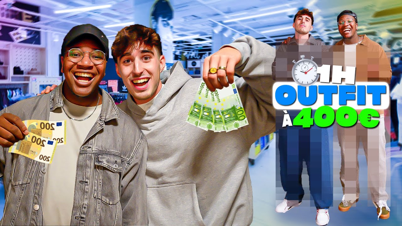 400€ pour faire un OUTFIT en 1H dans Bordeaux💸 (ft @Fililala @ximi2116)