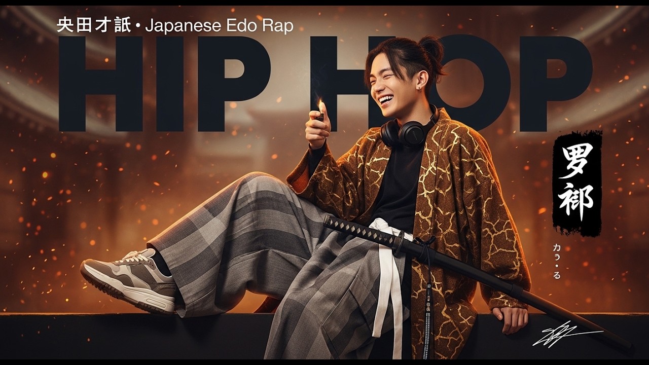 Night in Edo: Samurai Hip Hop Mix Chill Rap 🌙 | 江戸の夜 - 侍ラップと和風ヒップホップ (Deep Focus & Night Drive)