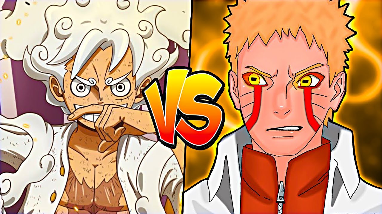 Gear 5 Luffy Vs Hokage Sage Mode Naruto