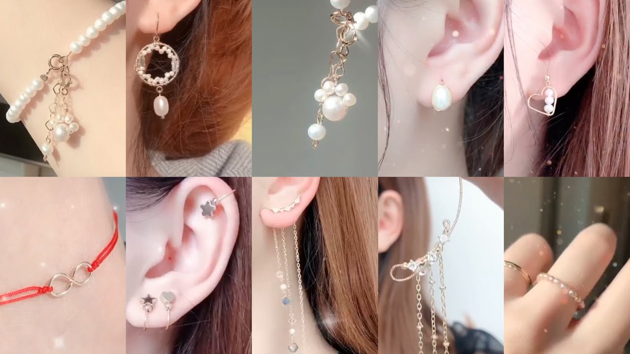 DIY tự trang sức đơn giản từ hạt và dây kẽm | making jewelry easy - Nhã Di Các.