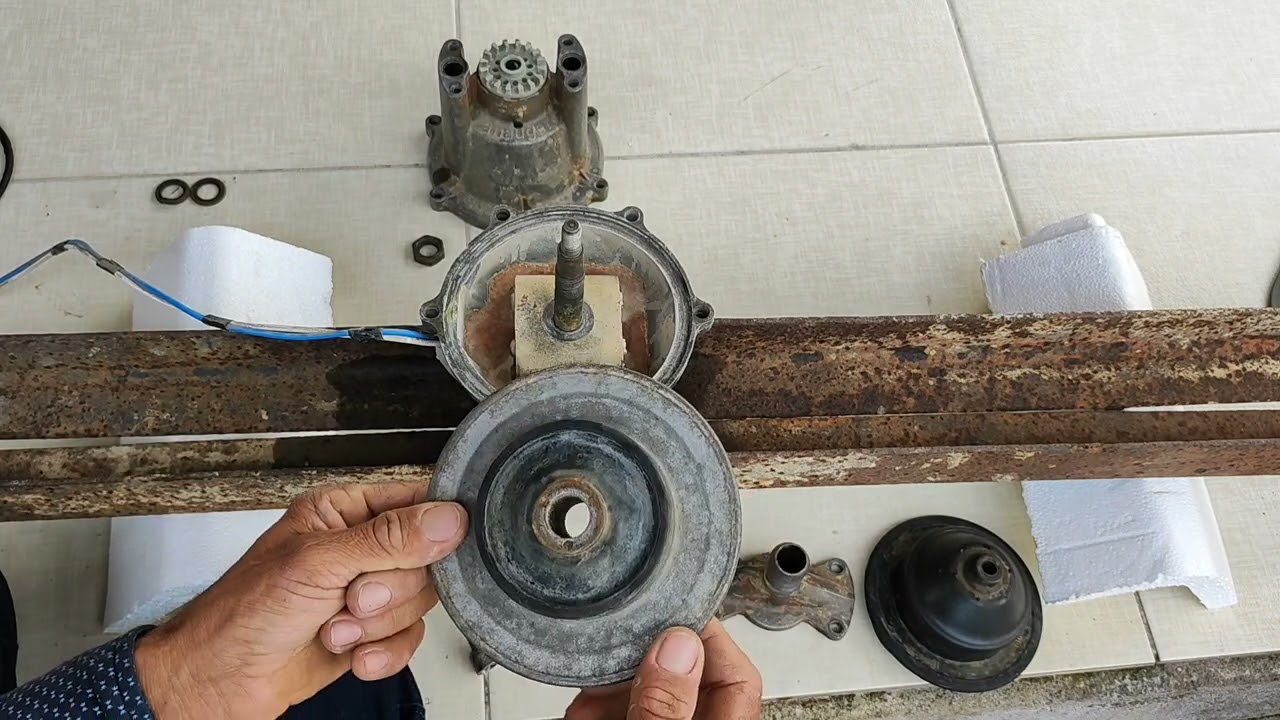 como consertar bomba anauger que ia para o lixo 