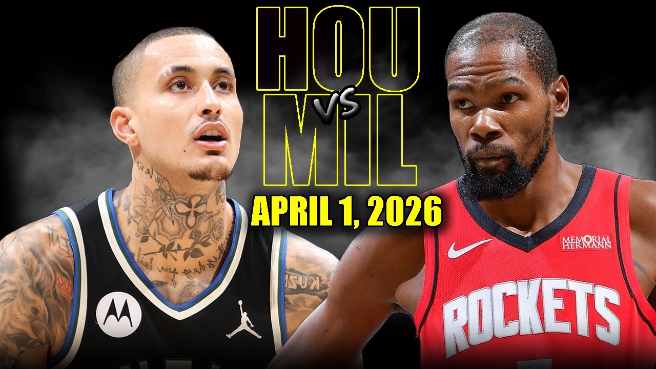 Houston Rockets vs Milwaukee Bucks Full Game Highlights &ndash; April 1, 2026 | NBA Season