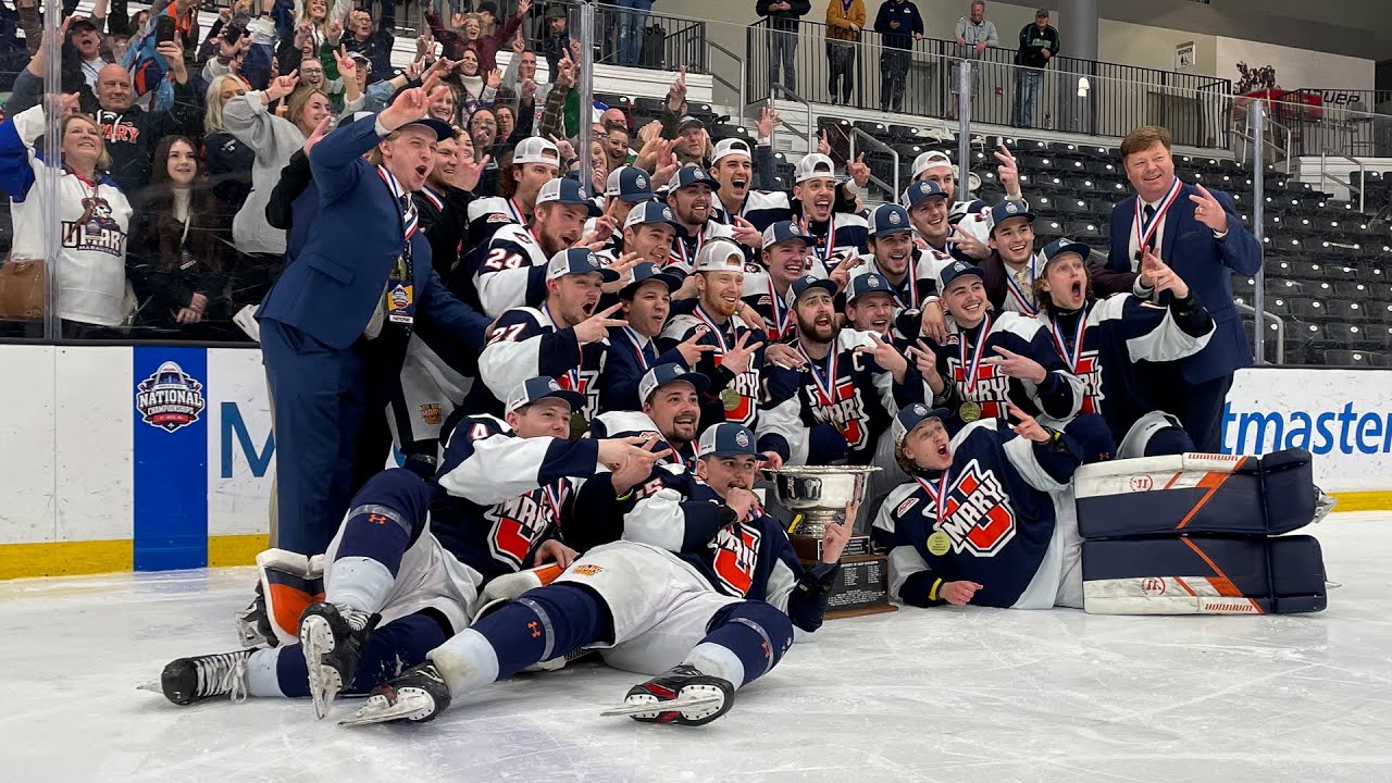 #1 UMary Hockey Defeats FGCU 3-2 to Win 2nd straight ACHA DII National Championship