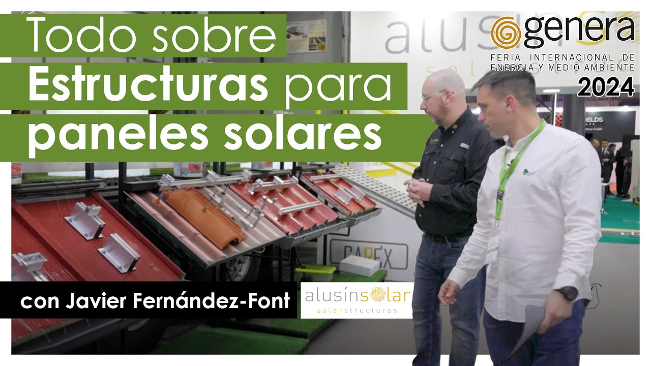 Todo sobre estructuras para colocar paneles solares: residencial, industrial y suelo.