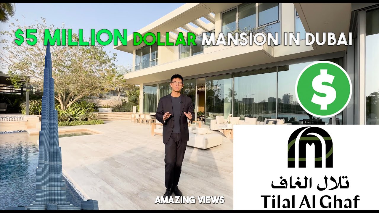 TOURING A 5$ MILLION DOLLAR MANSION IN DUBAI!!