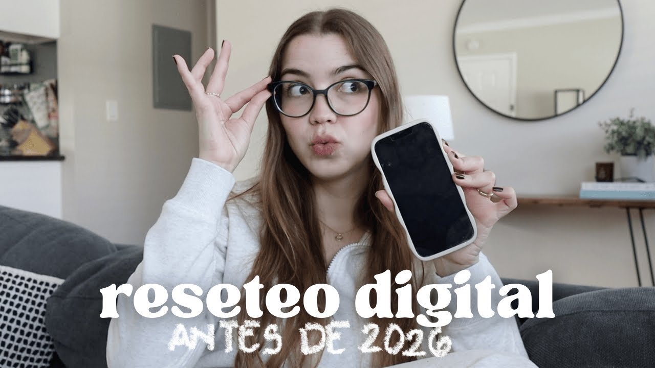 Resetea tu vida digital antes de 2026 📱💻✨ Cómo tener más espacio y organización (iPhone, Laptop)