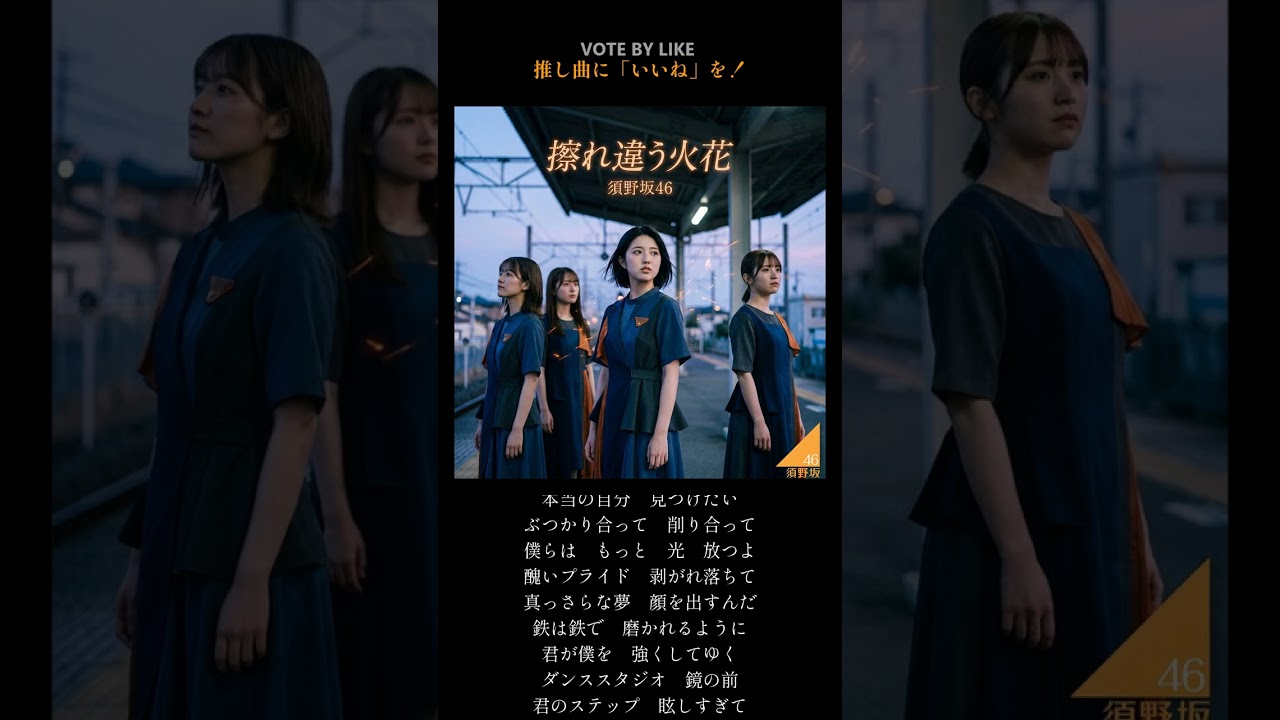 須野坂46『擦れ違う火花』（TYPE B）