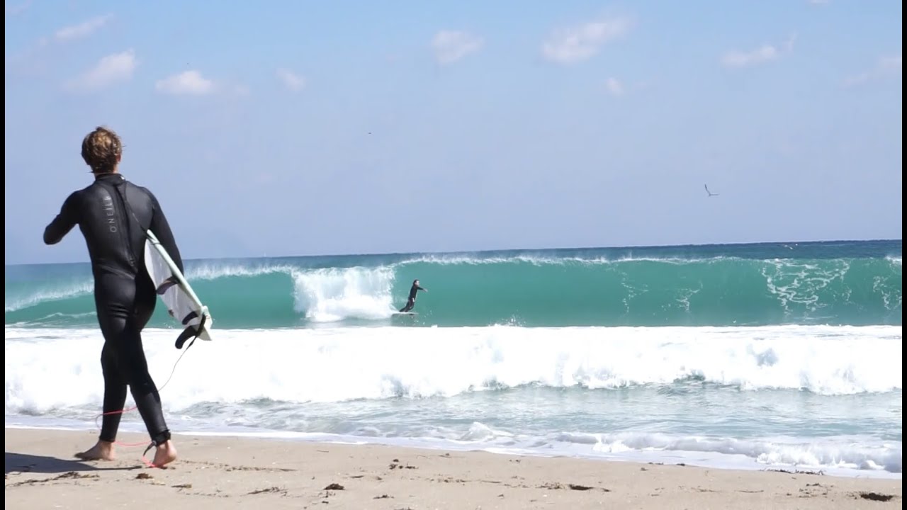 South Florida Surf GOES OFF on Groundhog's Day! Legendary Swell at Undisclosed Break | Raw Footage