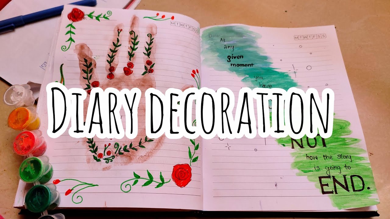 @NoCopyrightVideoVault Diary Decoration | Bullet Journal Diary Writing | My personal Diary