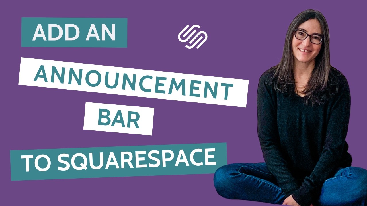 How to Add an Announcement Bar to Squarespace