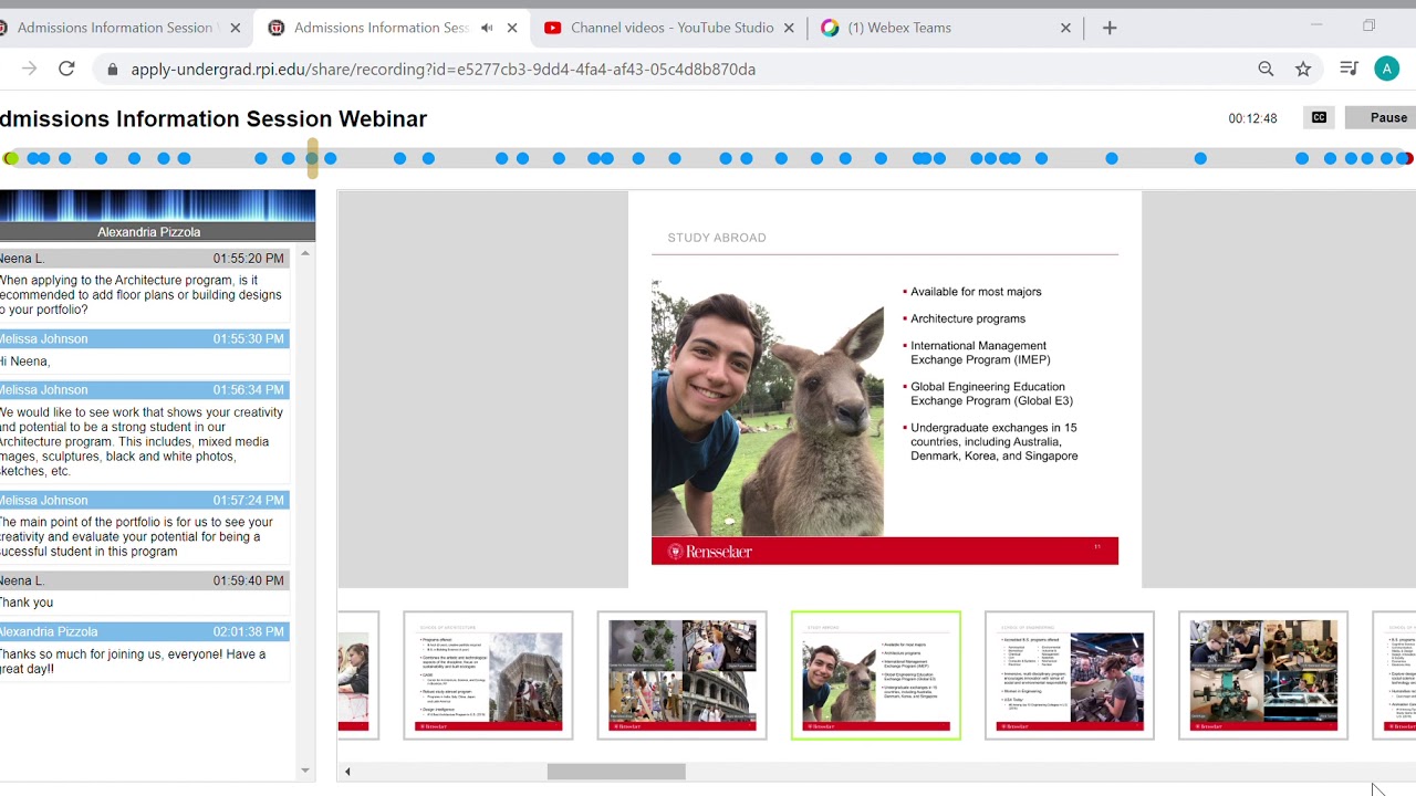 General Admissions Information Session Webinar
