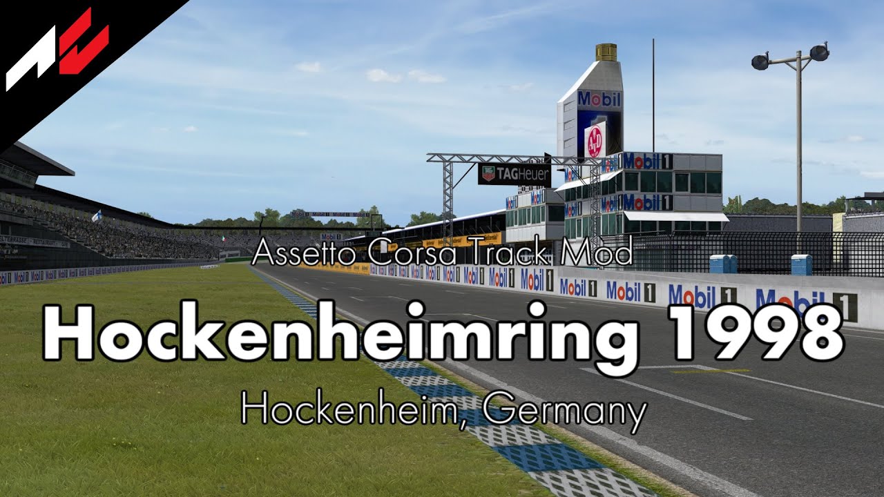 F1 1998 - ROUND 11 - Hockenheimring【Assetto Corsa Track Mod】