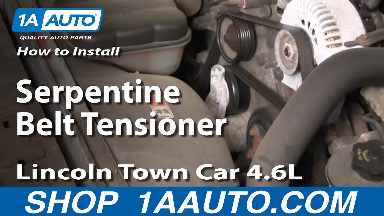 Как заменить натяжитель ремня ГРМ на Lincoln Town Car 92-99 годов
