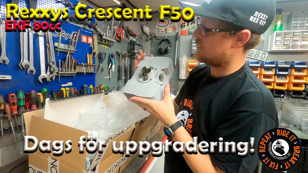 Crescent F50GLX Renovering  - DEL 18 - DAGS FÖR UPPGRADERING AV MOTORN!